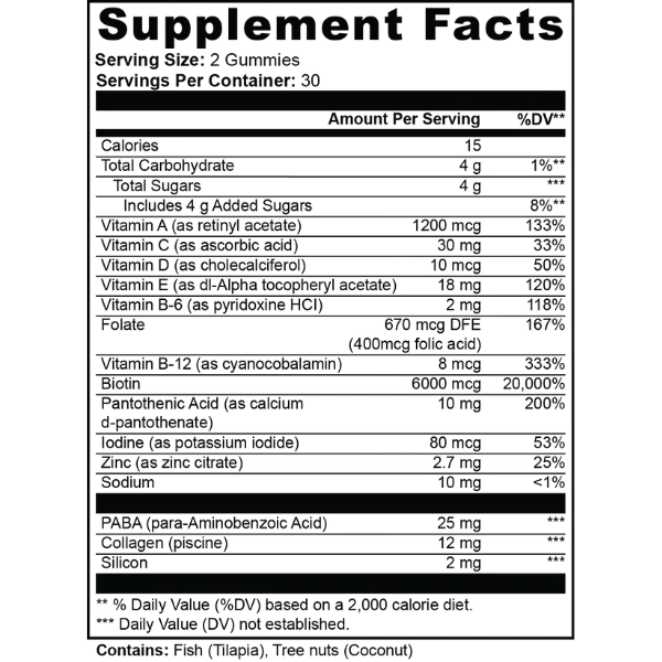 Hair, Skin & Nails Gummies