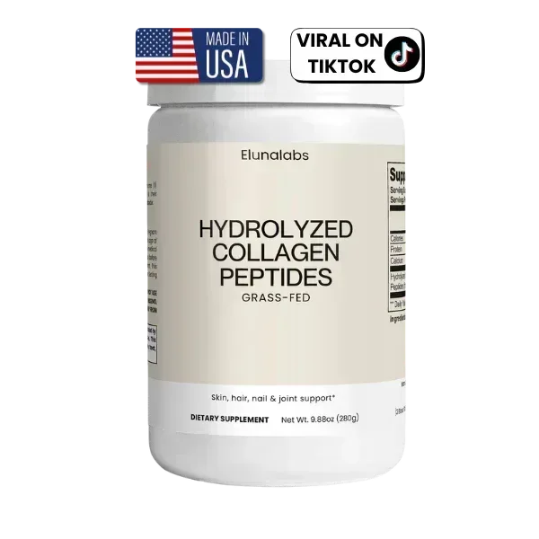 Grass-Fed Hydrolyzed Collagen Peptides - Elunalabs
