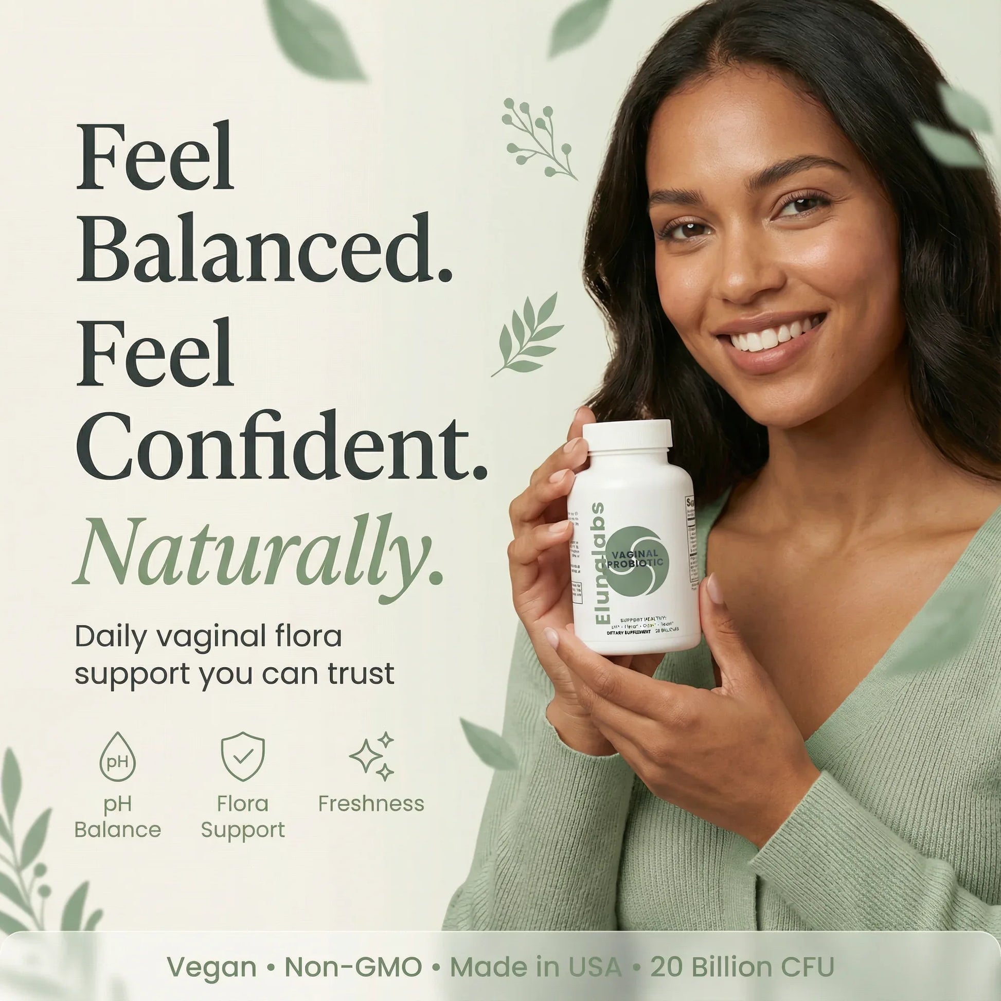 Vaginal Probiotic Capsules - Elunalabs