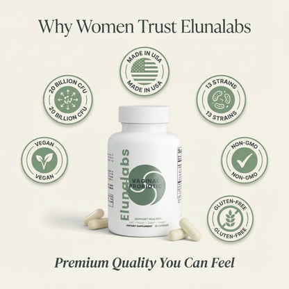 Vaginal Probiotic Capsules - Elunalabs